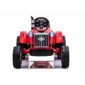 Lean Cars Traktor na Akumulator z Przyczepą CH9959 Czerwony