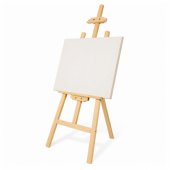 Didelis molbertas iš medžio masyvo, medinis, trikojis, 150 CM