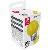 E27, G45, 1W, 30Lm, 200°, Yellow