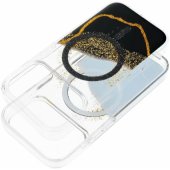 _8391884 Golden telefono dėklas su MagSafe palaikymu, skirtas iPhone 17 Pro Max