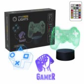 SNL122RGB LED lamp Light decoration Game 2 RGB 3D