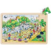 _8471727 GOKI – dėlionė „Apsilankymas zoologijos sode“ – (57808)