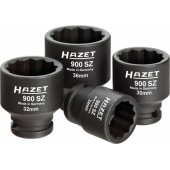 Hazet socket wrench set 905, 1/ 2, 30 pieces, tool set (blue, with reve
