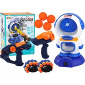 Arcade Game Astronaut Shooting 2 Guns Balls Arrows
