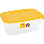Stačiakampis maisto indas 3L Fresh&Go geltonas