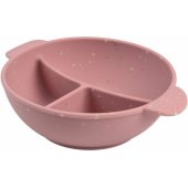 Silicone suction bowl DOTS 3 360ml 51/ 403 Pink