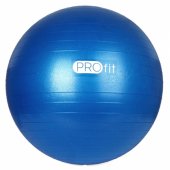 _7531270 Gimnastikos kamuolys Profit 55 cm mėlynas su pompa