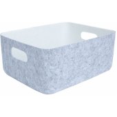 Lido Felt 33x25xH14cm Light Grey