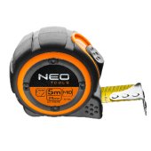 Neo spiralinė plieninė matavimo juosta 25 mm x 5 m su magnetu (67-185)