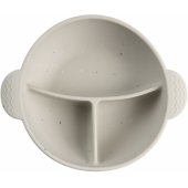 Silicone suction bowl DOTS 3 360ml 51/ 403 Grey
