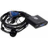 CS22U-A7 2 prievadų USB VGA KVM jungiklis