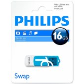 16GB USB 2.0 Snow Edition mėlyna