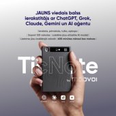 TicNote Voice Recorder with Agentic AI Gray