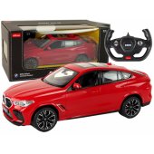 Car R/ C Bmw X6 M 1:14 Rastar Red