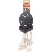 Flipper Octopus with rope Grey L 12x8.5x35.5cm