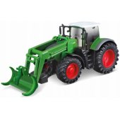 Fendt traktorius su medienos griebtuvu ir pasukama strėle, modelinis automobilis