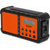 Techniradio Solar 2 juoda/ oranžinė