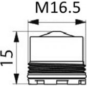 813942 Aeratorius M16.5 + maišytuvo raktas UH00138