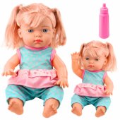 Baby Doll in Turquoise Set Ponies Bottle Sound