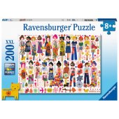 _6820986 Ravensburger dėlionė, 200 vnt., Flowers and Friends
