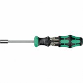 Wera Kraftform Kompakt 27 RA 2, antgalių rinkinys, juoda/ žalia, 6 dalių, 1/ 4", wi