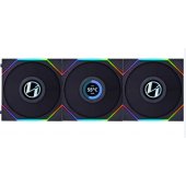 UNI FAN TL 120mm Wireless LCD Case Fan Black 3pcs 12RTLLCD1W3B