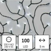 ZYK0104 100 LED šalta balta 5 m