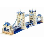 Jokomisiada 3D dėlionė Tower Bridge, 120 dalių dėlionė przes