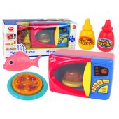 LeanToys Microwave Microwave Accessories Pizza Chicken Batteries.