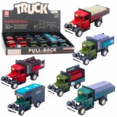 Classic Metal Truck Pull Back Lights Sounds