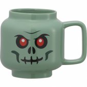 LEGO Ceramic Mug Green Skeleton Large Grey