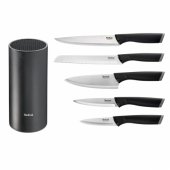 SET OF 5 KNIVES + STAND COMFORT SS