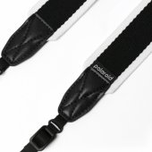 Camera Strap Flat Black/ White