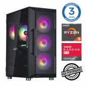 Ryzen 5 5500 32GB 1TB SSD M.2 NVME RX580 8GB no-OS Black