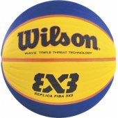 Wilson FIBA 3X3 Replica Basketball WTB1033XB blue and yellow.