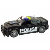 Policijos automobilis 1:14, šviesos ir garsai, juodas