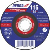 Dedra 230x6.0x22.2mm disc for grinding steel - F1325