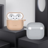 Silicone Hook Airpods 4 cover grey