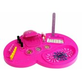 LeanToys Cosmetic Nail Kit Dryer, Polishes