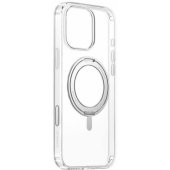 SkyRing 360 magnetinis dėklas su stovu iPhone 16 Pro, skaidrus