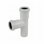 Magnaplast 88,5° vidaus kanalizacijos trišakis HTEA 32mm baltas (4226