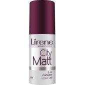 Lirene City Matt nr. 207 smėlio spalvos matinis ir glotninamasis makiažo pagrindas 30 ml