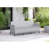 Scandi Form 3 Seater Sofa Light Gray / Dark Steel Gray