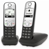 A690 Duo DECT juoda / sidabrinė
