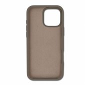 "Slim silicone back case for iPhone 16 Pro" Grey