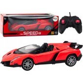 Car nuotoliniu būdu valdomas sportinis automobilis RC 1:16 raudonas