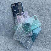 Star Glitter Case Xiaomi Redmi Note 9T 5G, juodas
