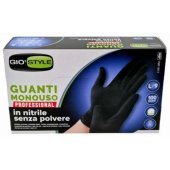 [###326###] Vienreiz lietojamie cimdi 100 gab. L Melni