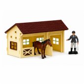Set Farm Horse Stud Obstacle Course Stable Horses Figures 26 pcs.