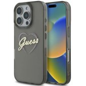 "IML Heart Case Apple iPhone 16 Pro Max" Black